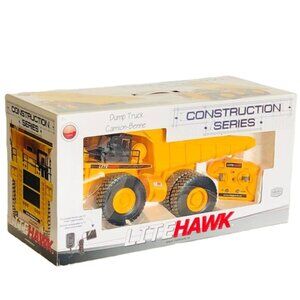 New in Box-LiteHawk RC Dump Truck w/Rechargable Battery and AC Power Supply
